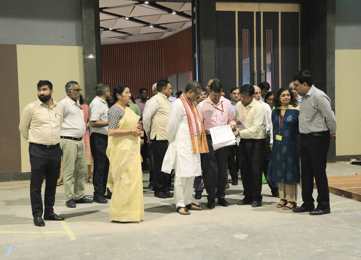 Excitement is high as we all gear up to celebrate #3YearsOfNEP. 

Visited Bharat Mandapam to oversee preparations for the much-awaited Akhil Bharatiya Shiksha Samagam on 29th & 30th July. Hon. PM @narendramodi ji will be inaugurating this #ShikshaMahakumbh’ to commemorate three…