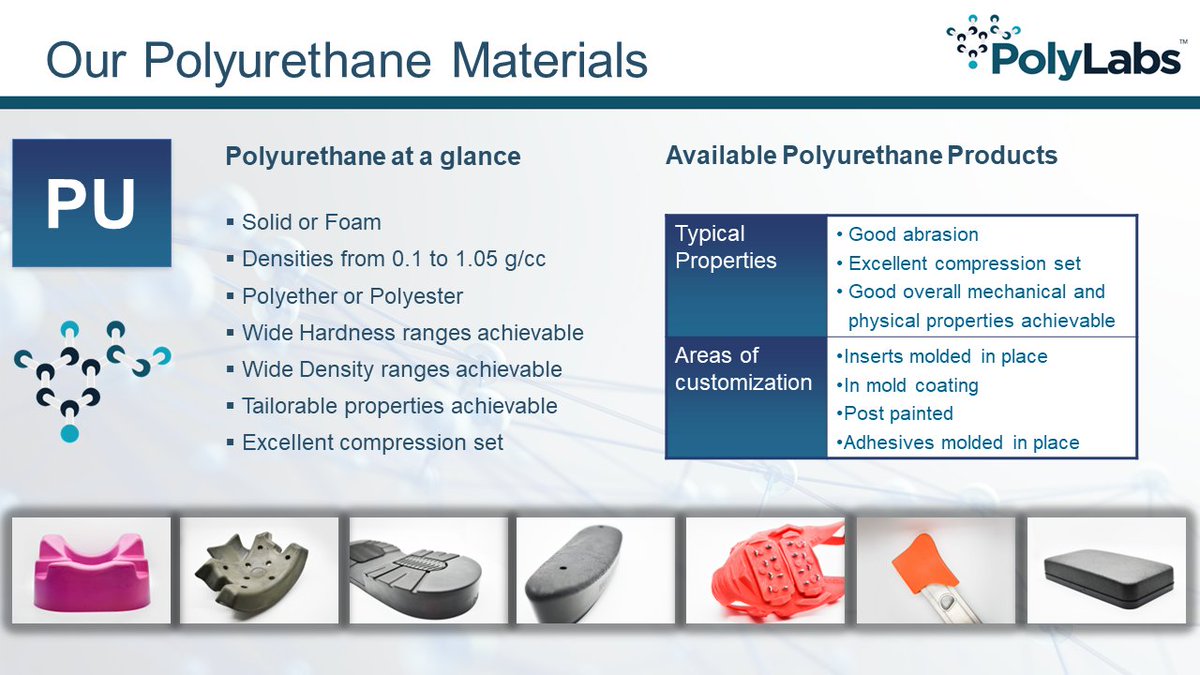 PolyLabsUSA's tweet photo. @PolyLabsUSA polyurethane pouring, molding, and manufacturing capabilities continue to grow alongside our well-established business, with a heritage dating back 135+ years.

Learn more about our expanding capabilities and #polyurethane foam systems:

🔗 https://t.co/292lmxzvok https://t.co/EbBi9wB00u