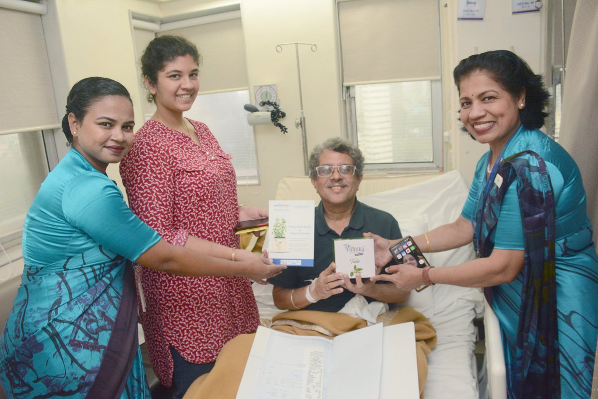 HospitalHinduja's tweet photo. As a part of our #PatientConnect initiative, we presented our patients a Tulsi plant to uplift their spirits & to wish them with good health.
Tulsi is natural immunity booster and has a healing effect, it also reduces worries & stress.
#PDHH #QualityHealthcareForAll https://t.co/Z4E3gt9SZ3