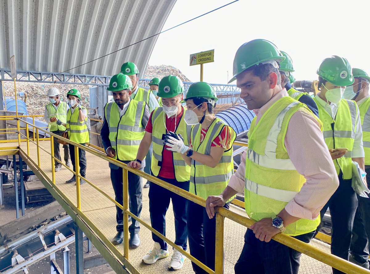 Singapore in India (@sginindia) on Twitter photo 🇸🇬 Environment Minister Grace Fu also visited <a href="/BluePlanet_Env/">Blue Planet Environmental Solutions</a> Perungudi bio mining plant where they rehabilitate landfills and turn waste into #upcycled materials! 🇸🇬 companies are happy to contribute to environmental solutions in 🇮🇳 ! ♻️ #oneearth #green 🇸🇬 Environment Minister Grace Fu also visited <a href="/BluePlanet_Env/">Blue Planet Environmental Solutions</a> Perungudi bio mining plant where they rehabilitate landfills and turn waste into #upcycled materials! 🇸🇬 companies are happy to contribute to environmental solutions in 🇮🇳 ! ♻️ #oneearth #green