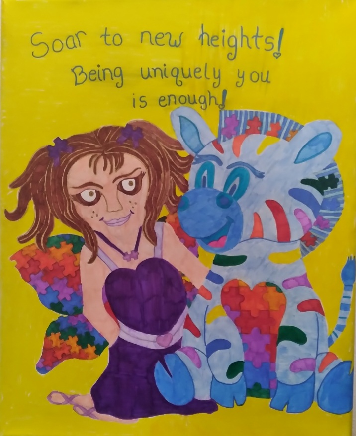 AMCHP_GrowingUp's tweet photo. We received several pieces of artwork from Heidi-Lieb Williams for our State Public Health Autism Resource Center's (SPHARC) Celebrating #AutisticJoy opportunity. Learn more about this opportunity and how to submit at: https://t.co/fAX7nWMjFj #DisabilityPrideMonth #Neurodiversity https://t.co/lw7Md3k611