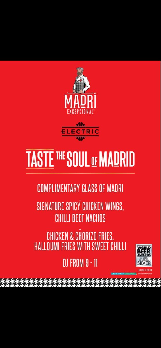 Electric Cork (@electriccork) on Twitter photo Tonight <a href="/ElectricCork/">Electric Cork</a> , call down for some samples, grub and live music! #Madri #TasteTheSoulOfMadrid Tonight <a href="/ElectricCork/">Electric Cork</a> , call down for some samples, grub and live music! #Madri #TasteTheSoulOfMadrid