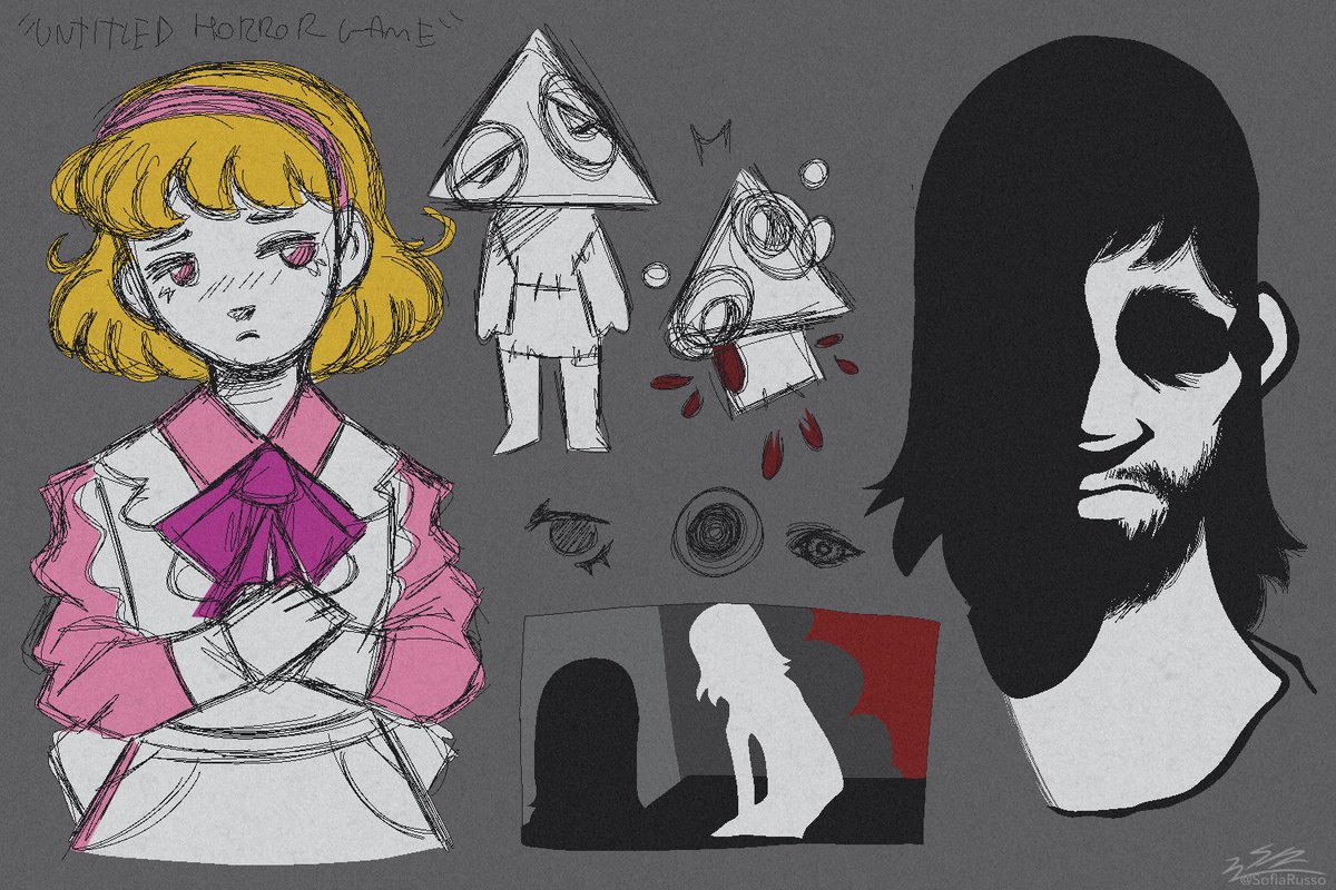 SofyTofy3's tweet photo. Sofy's untitled horror game project beta character designs (im still working on them, this is atm an idea for it)
#originalcharacter #horrorproject https://t.co/SC3H74pCd6
