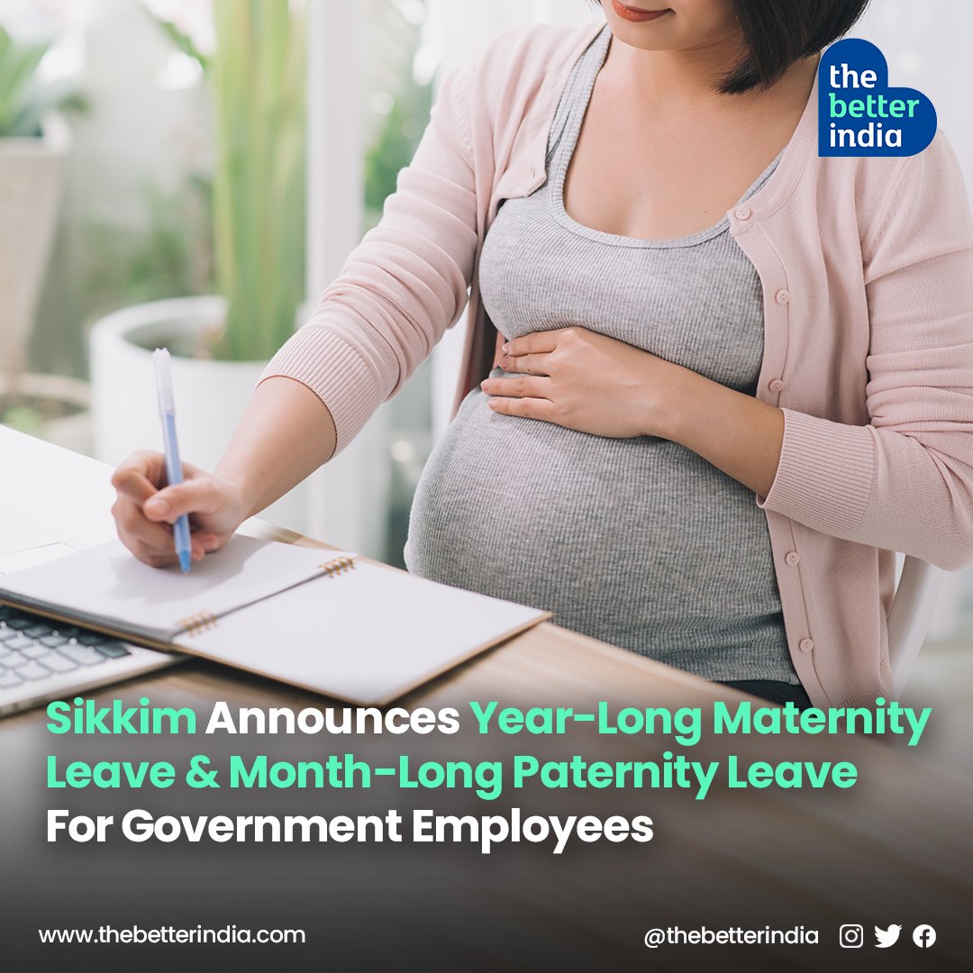 Sikkim’s Chief Minister Prem Singh Tamang announced that the state government will provide employees one year of maternity and one-month paternity leave. 

#maternityleave #Sikkim #parentalleave #worklifebalance #newmothers