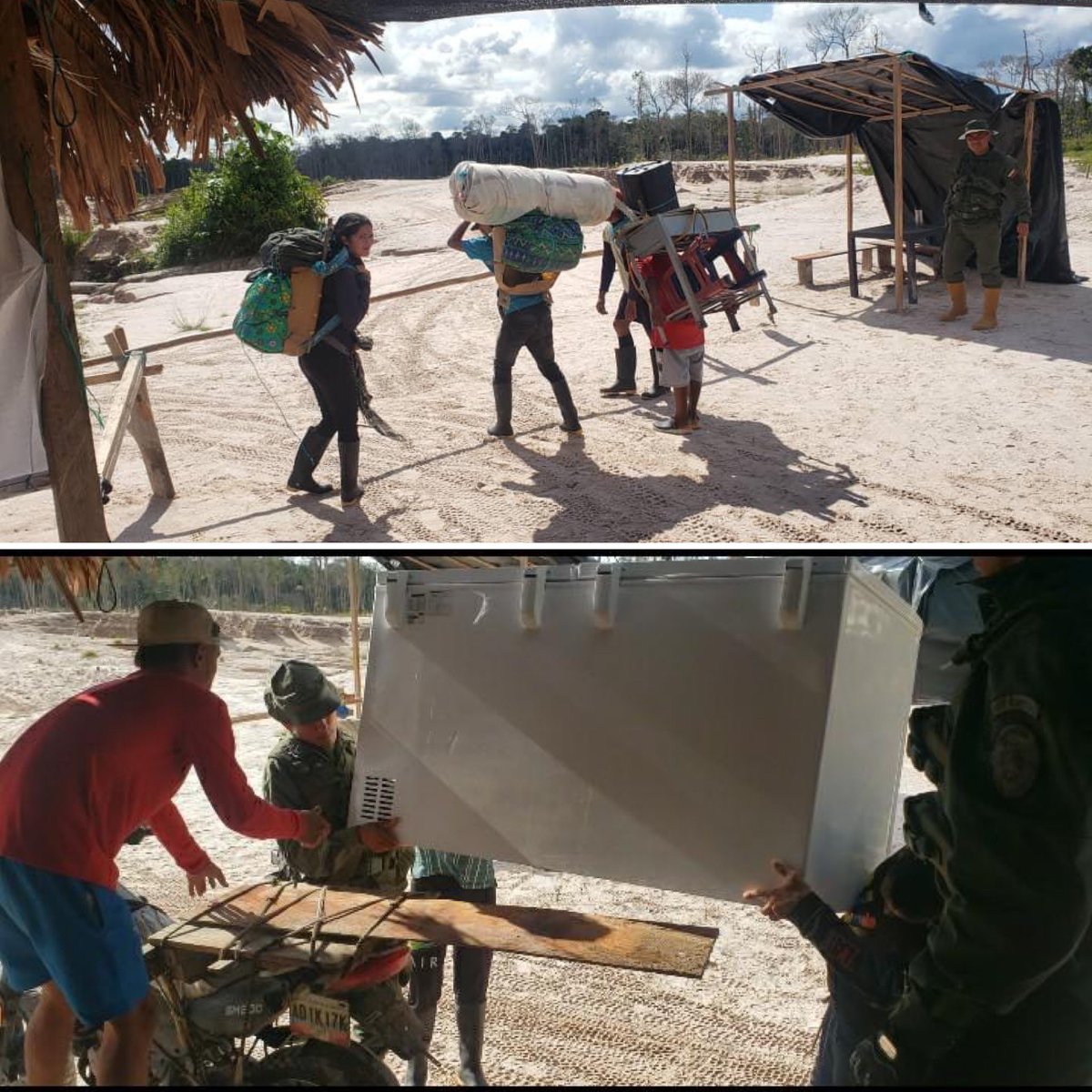 dhernandezlarez's tweet photo. En cumplimiento del 5to Objetivo Histórico de la nación, continúan las labores de evacuación de mineros ilegales del Parque Nacional Yapacana. 

Desde el 01 Julio 2023 hasta la fecha se han desalojado la cantidad de 7.253 sujetos depredadores del ambiente, por su presencia arbitraria en zona de seguridad del Estado, protegida Bajo Régimen de Administración Especial.

Respetar la naturaleza y su conservación es deber de todos los ciudadanos.

#IntegrarEsVencer