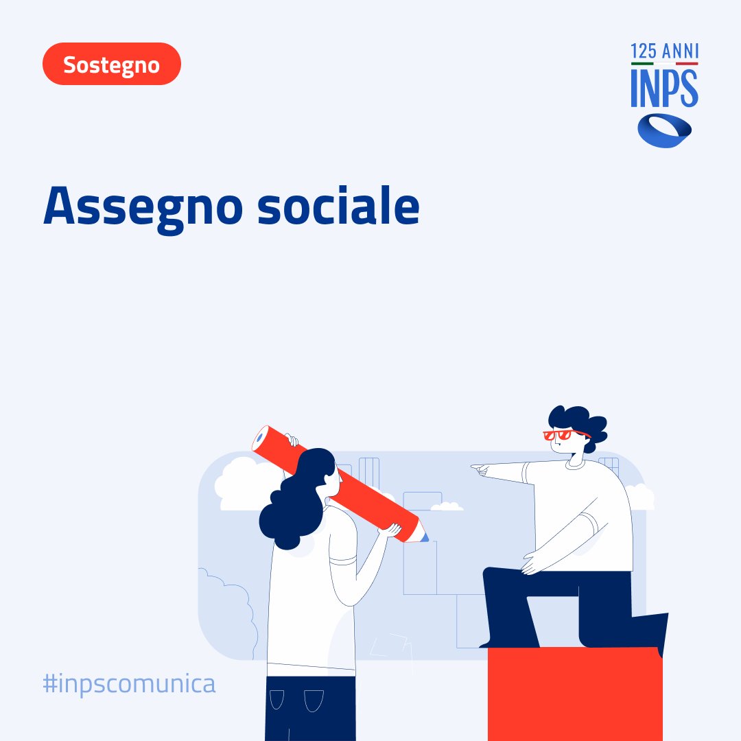 INPS_it's tweet image. La nuova procedura semplificata, in via sperimentale attualmente solo per i cittadini, permette un invio più veloce della domanda di #AssegnoSociale. Inserendo il codice fiscale la domanda sarà precompilata in alcuni punti dal sistema. 
👉 bit.ly/3MJDSaC 
#InpsComunica