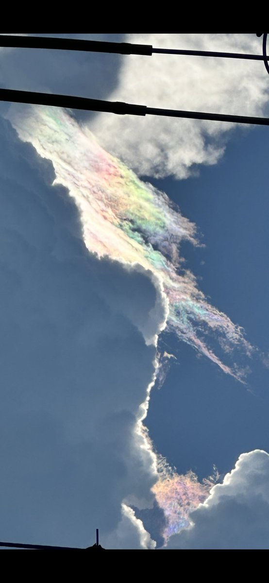 Char_Aznable_WR's tweet photo. 彩雲と言うものを初めて見た☁️ https://t.co/KkzXVxGYm3