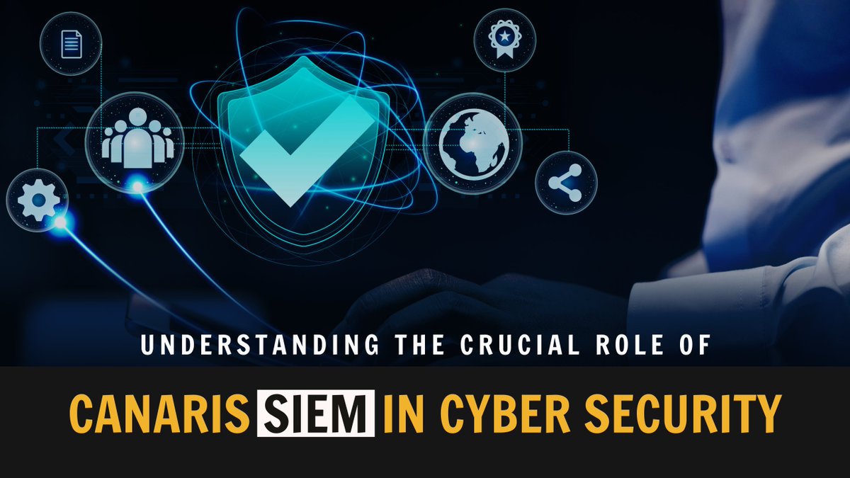 Canaris SIEM :Understanding the Crucial Role of Canaris SIEM in Security Monitoring. 
linkedin.com/pulse/understa…

#cybesecurity #fileintegrity #monitoring #malwaredetection #securitysolutionsprovider
#anomalydetection #MalwareAttack #vulnerability #cloudenvironment #malware