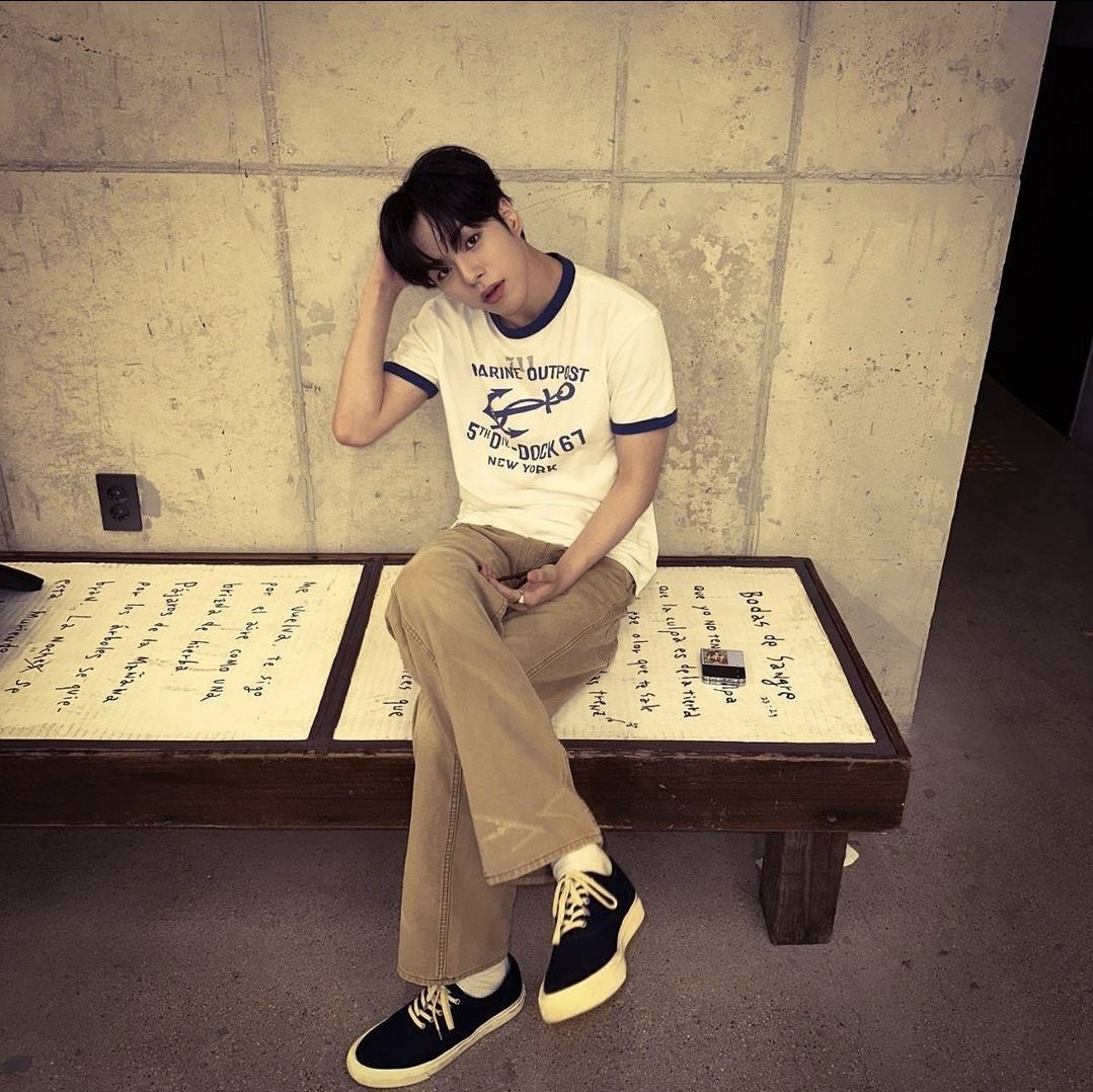 trsrupdates's tweet photo. [yg_treasure_official] Instagram Post 230727

🦁: Hi😄

#TREASURE #트레저 #トレジャー #YOONJAEHYUK @treasuremembers https://t.co/AC3rOwGOp6