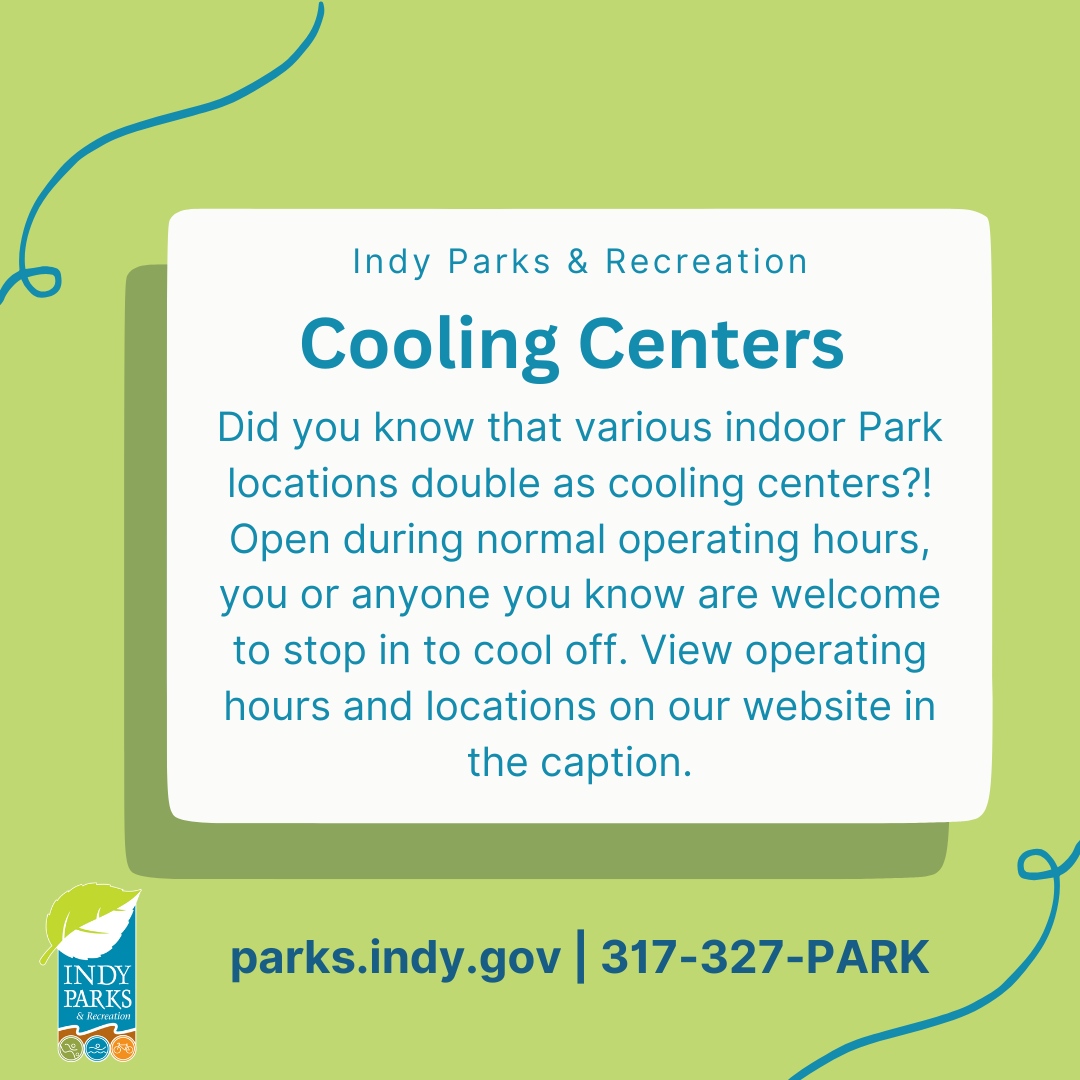 It's going to be hot out there today and throughout the rest of the week. Our indoor Family Centers also double as cooling centers during normal operating hours for those who may need a break from the heat. Learn more about locations and operating times: bit.ly/3NQQrQD