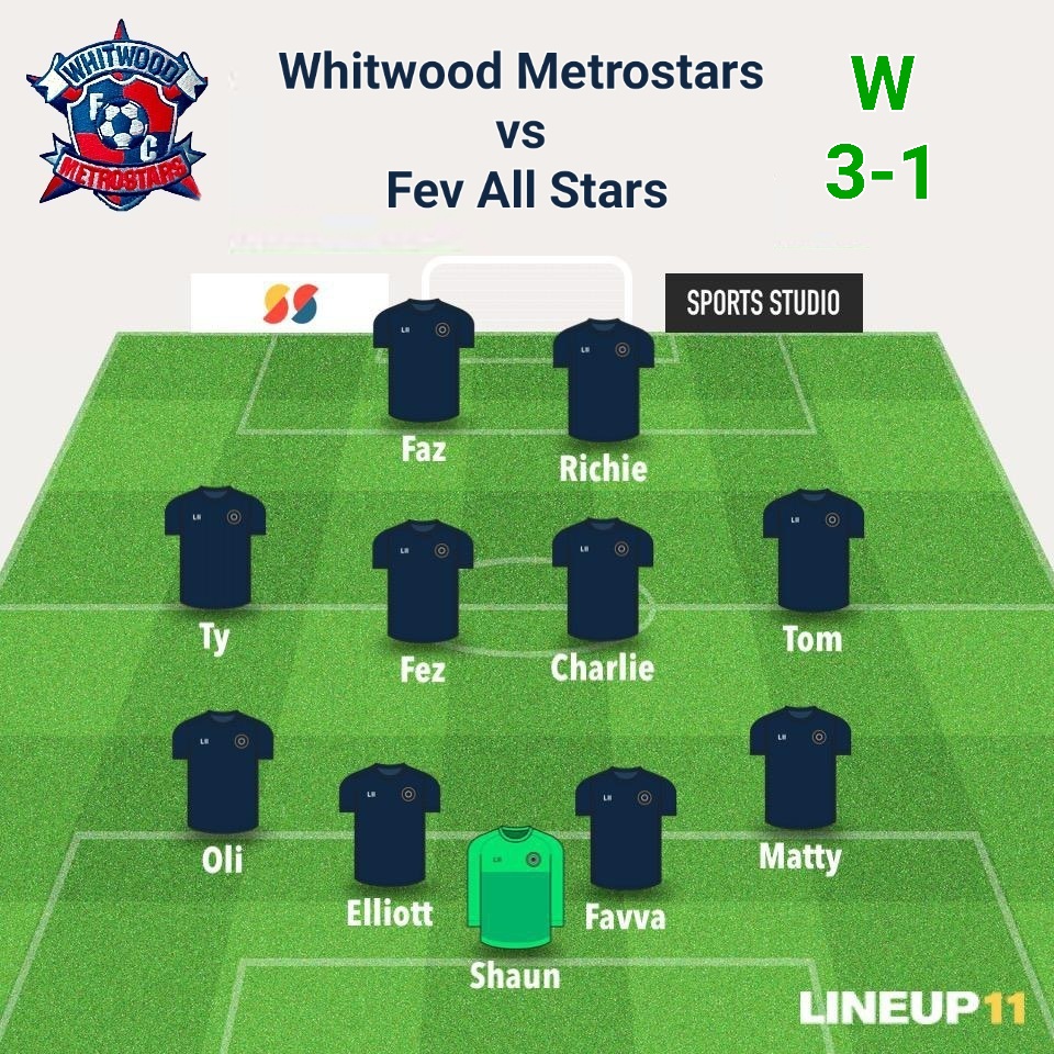 whitwoodmetrofc's tweet photo. First training match of the year against Fev All Stars. 

3-1 win to start us off on the right foot.
Faz ⚽️⚽️
Oli⚽️

Wakey Athletic to play on Sunday! https://t.co/0Xt37uq6oN