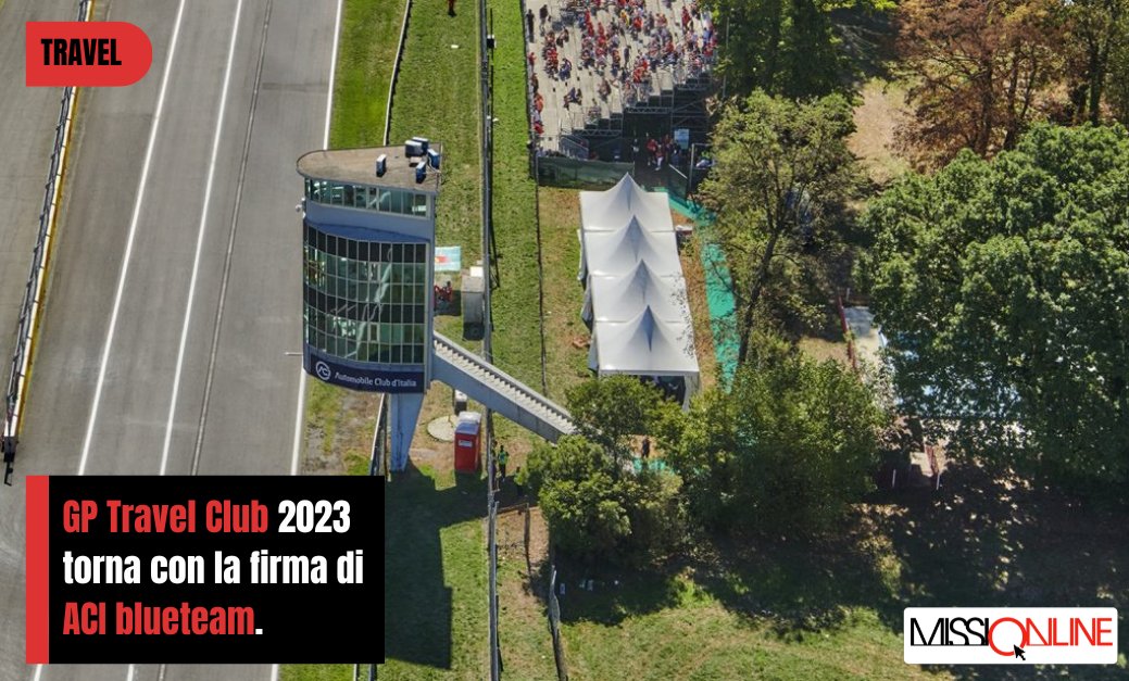 missionline's tweet image. ❗ È con grande entusiasmo che ACI blueteam annuncia il ritorno del GP Travel Club per la sua seconda edizione.

Questo imperdibile evento dedicato ai #TopClient si terrà a Monza, dal 1 al 3 settembre, in concomitanza con il Gran Premio d’Italia.

👉missionline.it/gp-travel-club…