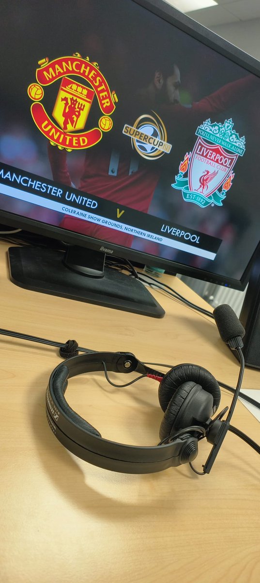 Pleasure to be approached by <a href="/SuperCupNI/">Budget Energy SuperCupNI ⚽️🏆</a> to cover ten of this year's matches. 
Utilising our <a href="/Haivision/">Haivision</a> equipment, camera ops, remote commentators we are covering the <a href="/LiverpoolFC/">Liverpool FC</a>, <a href="/ManUtd/">Manchester United</a>, <a href="/valenciacf/">Valencia CF</a>, <a href="/HerthaBSC/">Hertha BSC</a> games and the Minor, Junior, Premier and Girls Premier finals too.