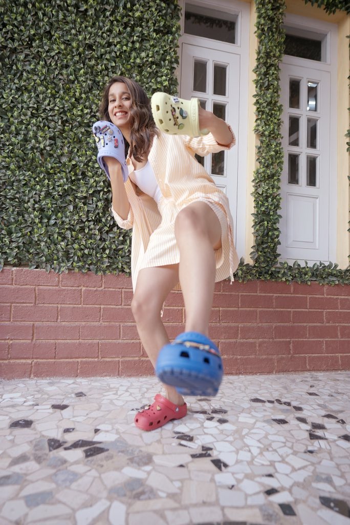 Shine through the rain with a pair of Crocs by your side! 🌧️🌈

#ad
