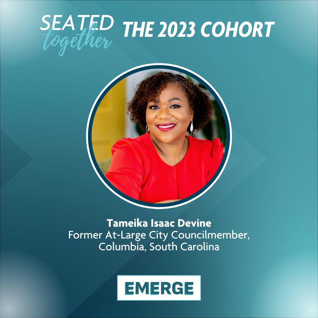 EmergeAmerica's tweet photo. #SeatedTogether is Emerge’s first in the nation advanced candidate leadership program designed specifically for Black women seeking to run for higher office. The second cohort started this week! Learn more about them here: https://t.co/43HJ2vOsMD https://t.co/zklal9jTiv