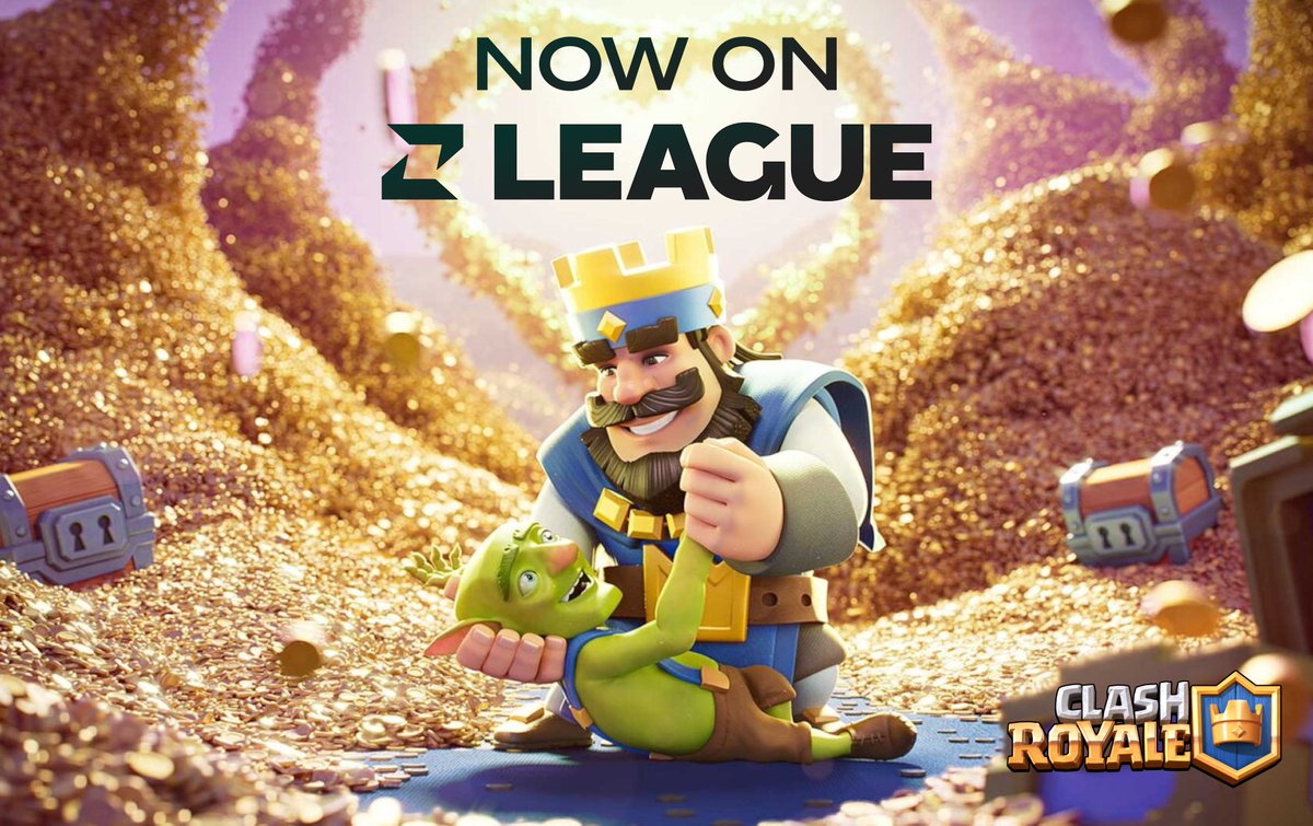 ZLeaguegg's tweet photo. CLASH ROYALE IS NOW LIVE ON Z LEAGUE! 🥳👑

Rally your clan and drop into one our Play Now events today! 

How Play Now works:

⏲️Start any time you want
🏆Choose your own prize, or play for free
🛍️Redeem your prizes in the Shop, or use them on your next tournament!
#ClashRoyale
