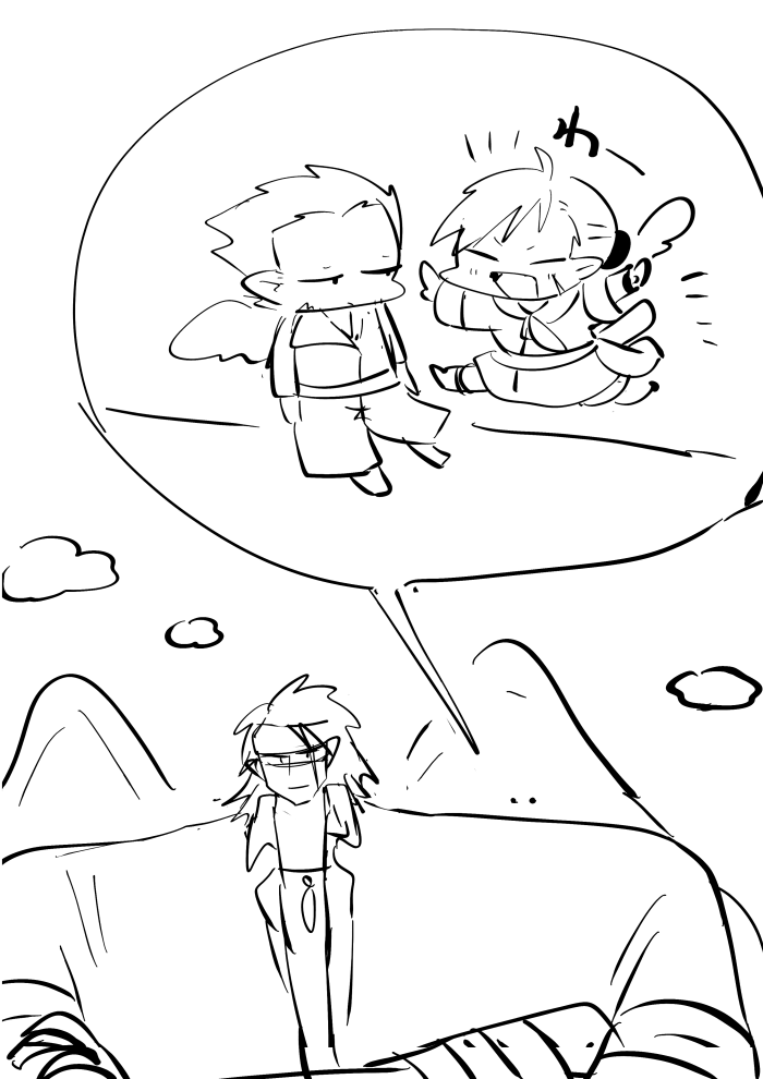 rkgk ヤナフと楽しいフェニキス軍の絵です。 