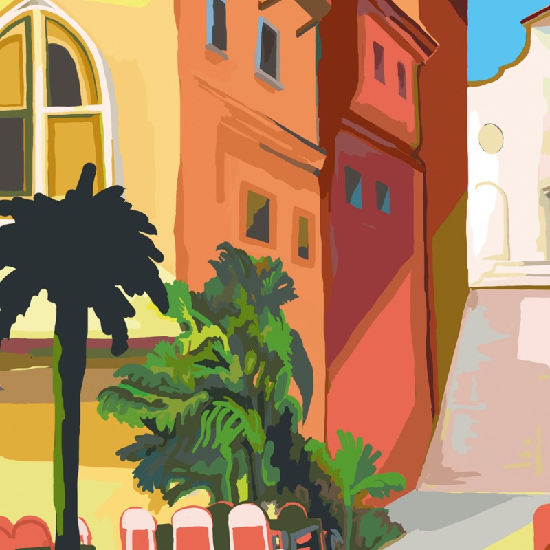 LouisVuitton's tweet photo. Summer Resorts City Guide. Perched on vertiginous cliffs, Taormina looks out over the Tyrrhenian Sea, captivating with its vestiges and terraced gardens.

#LVCityGuide #LouisVuitton 

Credits: Audrey Spiry