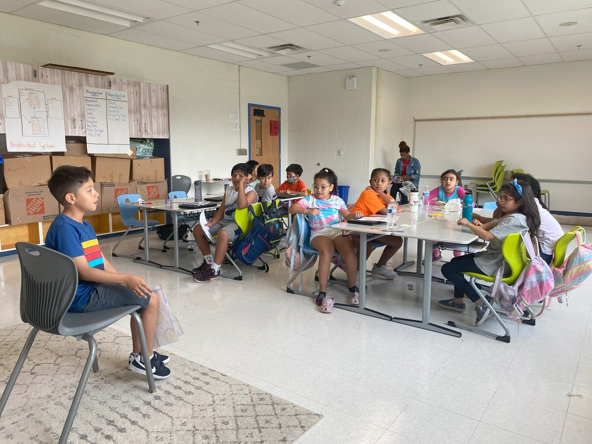 Ms_McCleaf's tweet photo. With only one more day left, @GarfieldESfcps &amp; @ForestdaleES Young Scholars shared their inventions/PSAs with their classmates. https://t.co/nUiXxAsLnO
