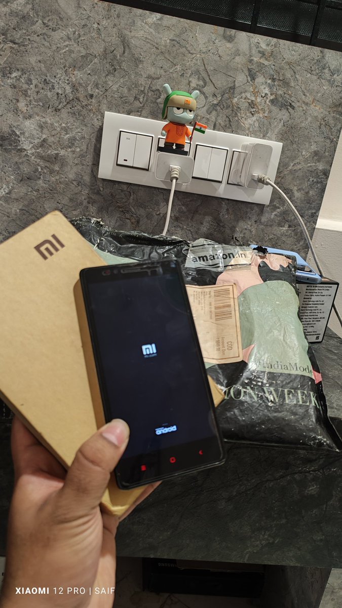 KapsiSaif's tweet photo. I have still got the redmi note prime with working condition and the original shipment packet 😍♥️.
Love towards the brand will never end.
#Redmi12withFans #XiaomiInsider https://t.co/lrb0vsf5r9