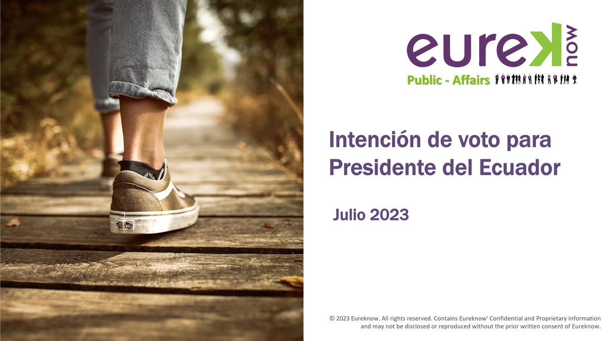 INTENCIÓN DE VOTO PARA PRESIDENTE DE LA REPÚBLICA
.
.
.
#EUREKNOW
#Elecciones2023