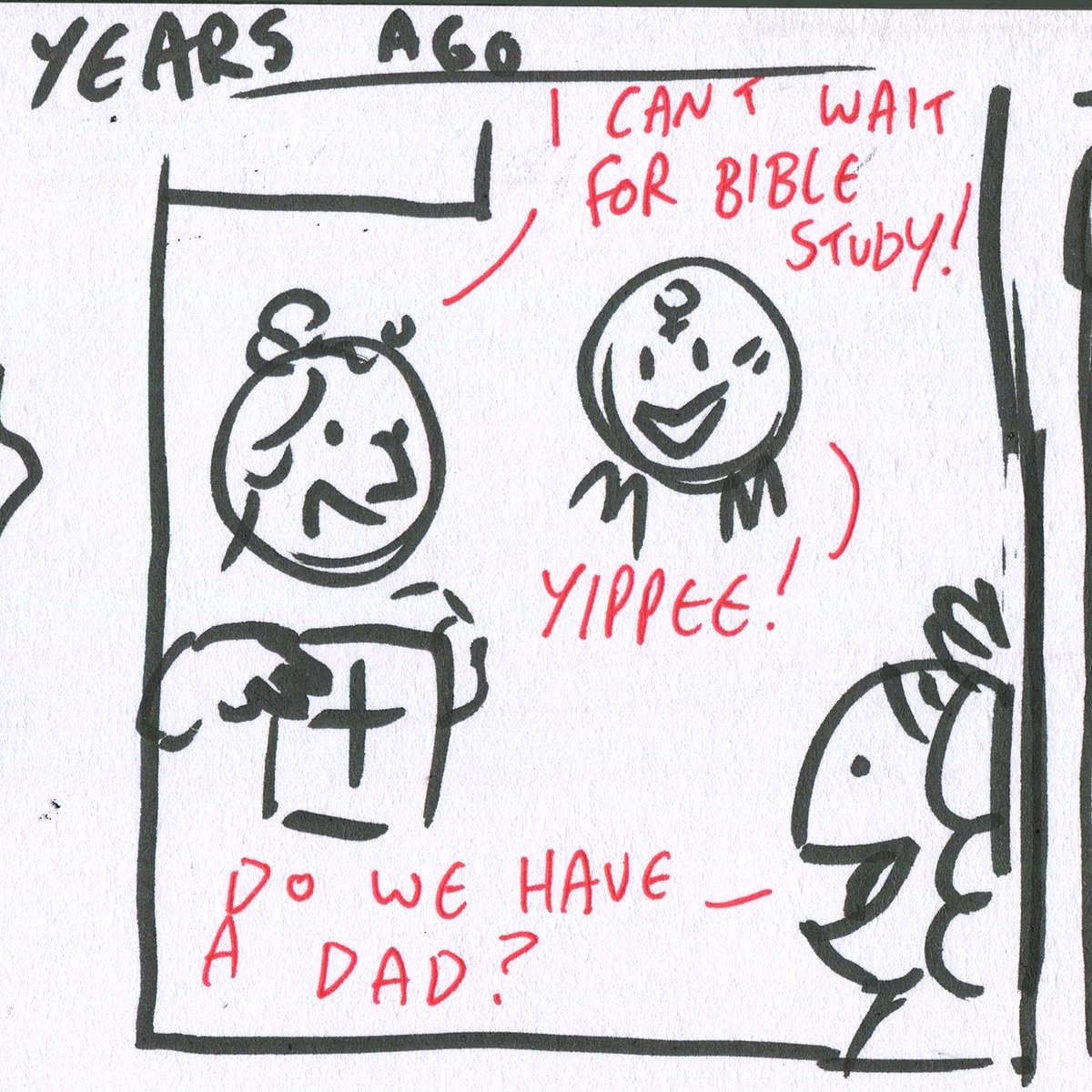 the 4 stages of every comic ✨ 