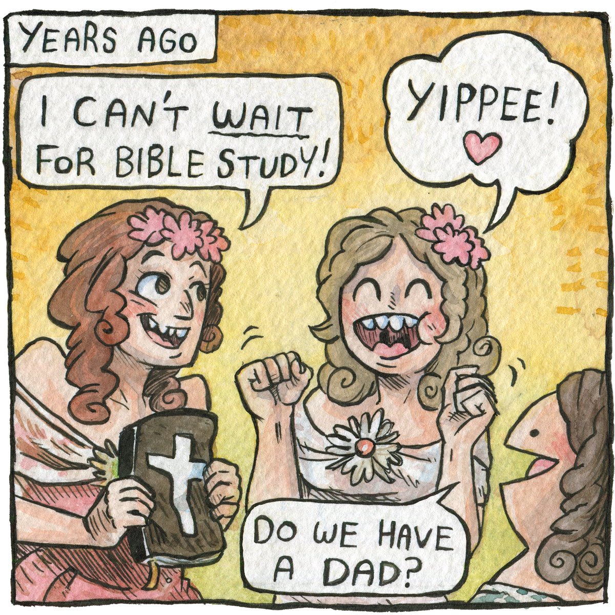 the 4 stages of every comic ✨ 