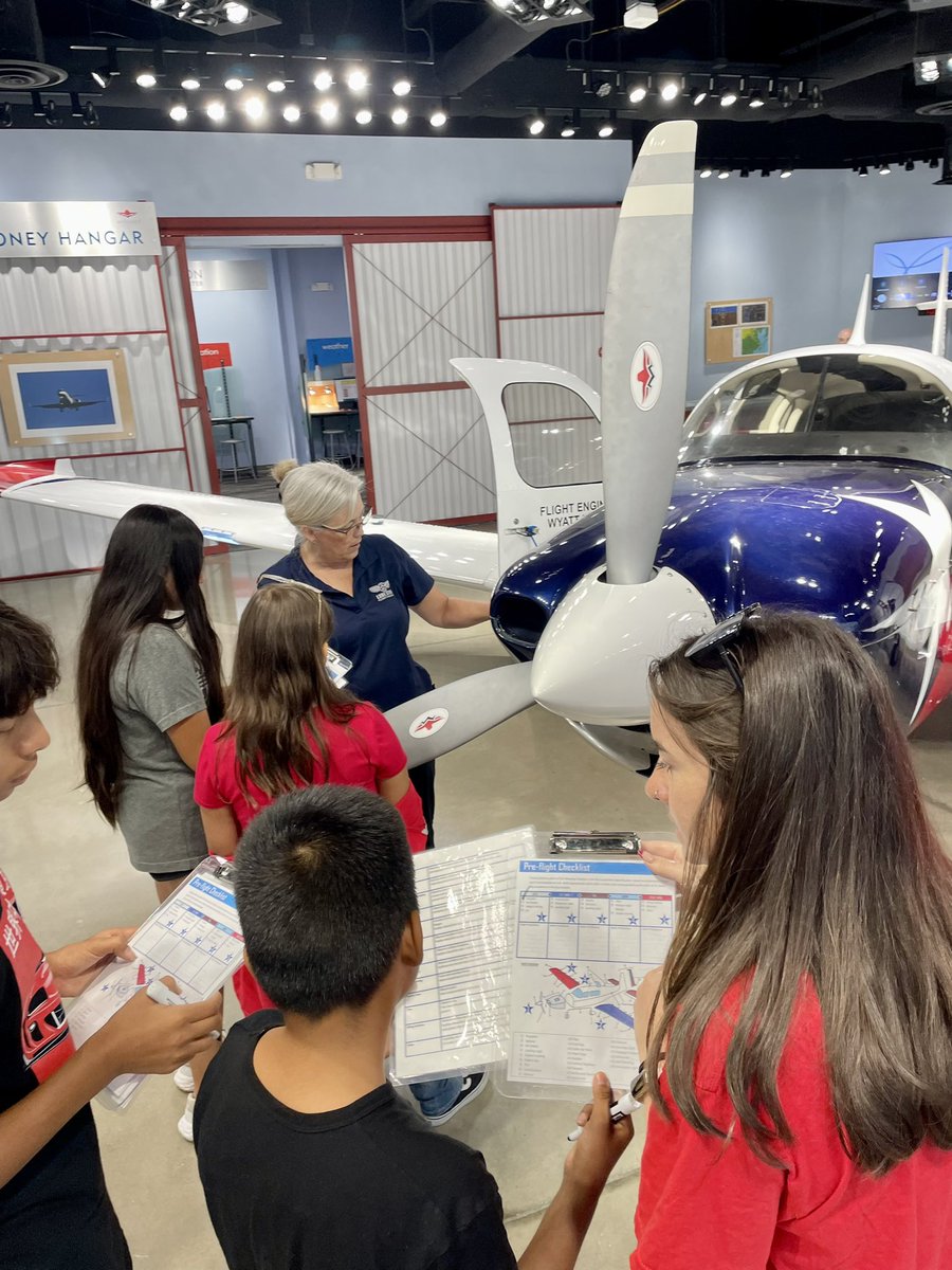 CyHopeTX's tweet photo. Up, up, and away! Our Hope Center kids had a blast at the Lone Star Flight Museum ✈️ Thank you to the American Association of University Women (AAUW) North Harris County for giving us this wonderful opportunity! 💙

#cyhope #hopecenters #flightmuseum #stem #stemeducation https://t.co/Y8X3Dl8DGI