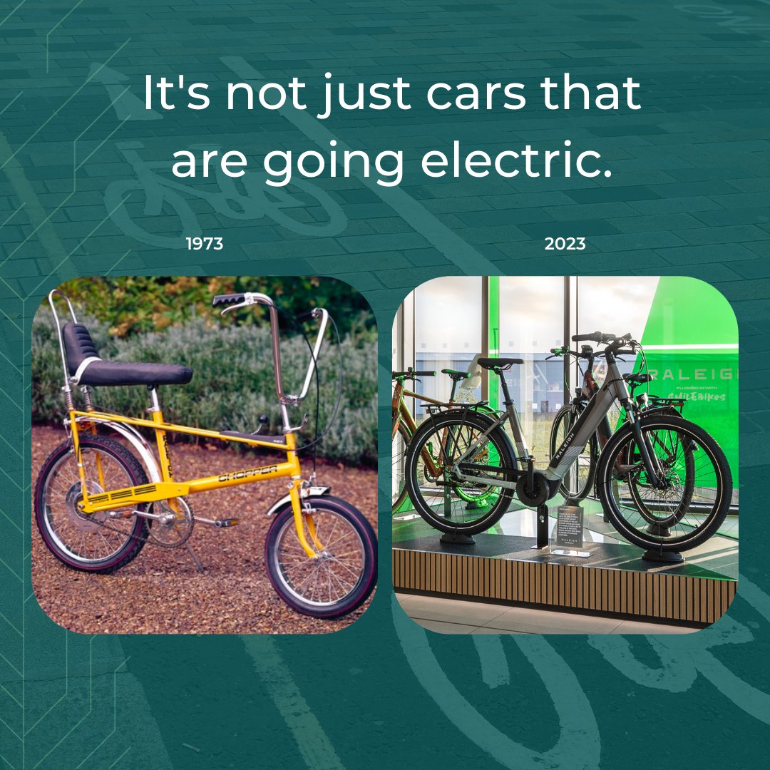 GRIDSERVE_HQ's tweet photo. It's not just cars that are going electric ⚡️🚴♂️
We're loving the new @RaleighBikes_UK stand at our Norwich Electric Forecourt®!
Find out more 👉 https://t.co/OWbRr1BmIS
#RaleighBikes #Ebike #ElectricBike #Cylcing #Electric https://t.co/bxDvRmLFz9