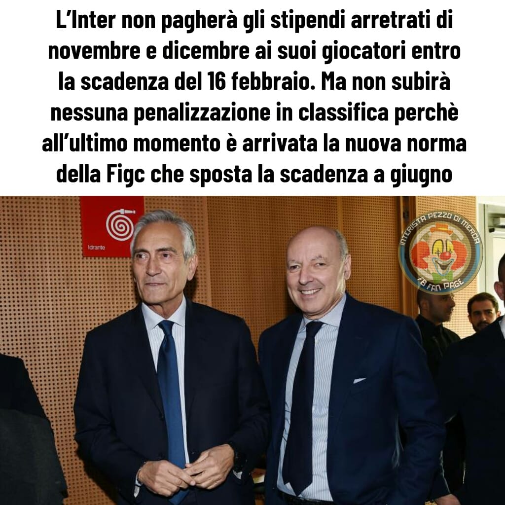 La classifica di serie B 2023/24 vedrà una squadra partire da -2.E' arrivato il pronunciamento del Tribunale Federale Nazionale che ha inflitto un -2 alla Sampdoria per il mancato pagamento di parte delle ritenute Irpef e Inps.Comunicato della Figc.
Non ha amici influenti