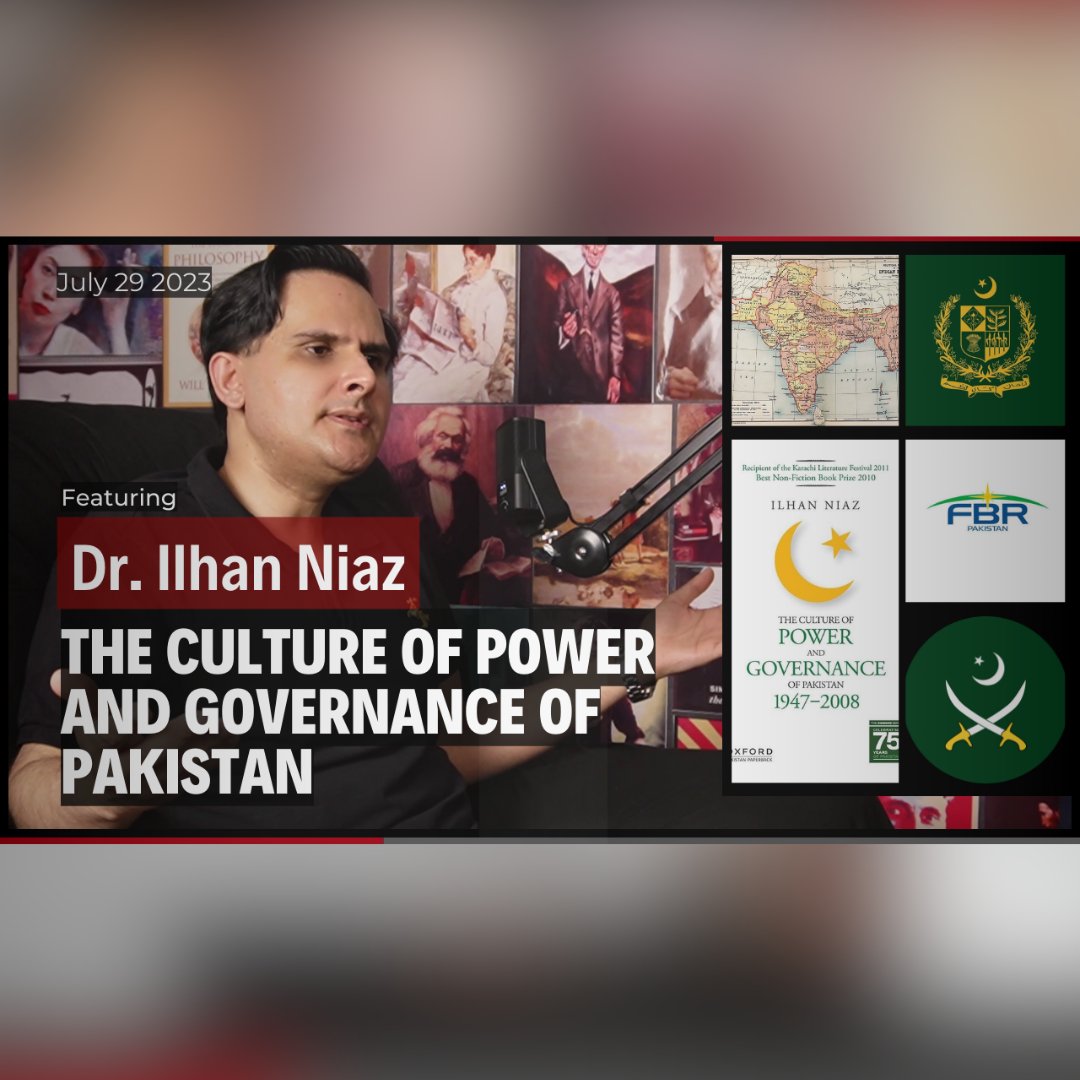 TheIntellPod's tweet photo. Why is Pakistan misgoverned?  Why did India become a democracy while Pakistan did not? Why are self-help books pure nonsense?

Join Dr. Ilhan Niaz as he discusses his book "The Culture of Power and Governance of Pakistan".

Link: https://t.co/MHjpa25LSO https://t.co/OcnWa80MhQ