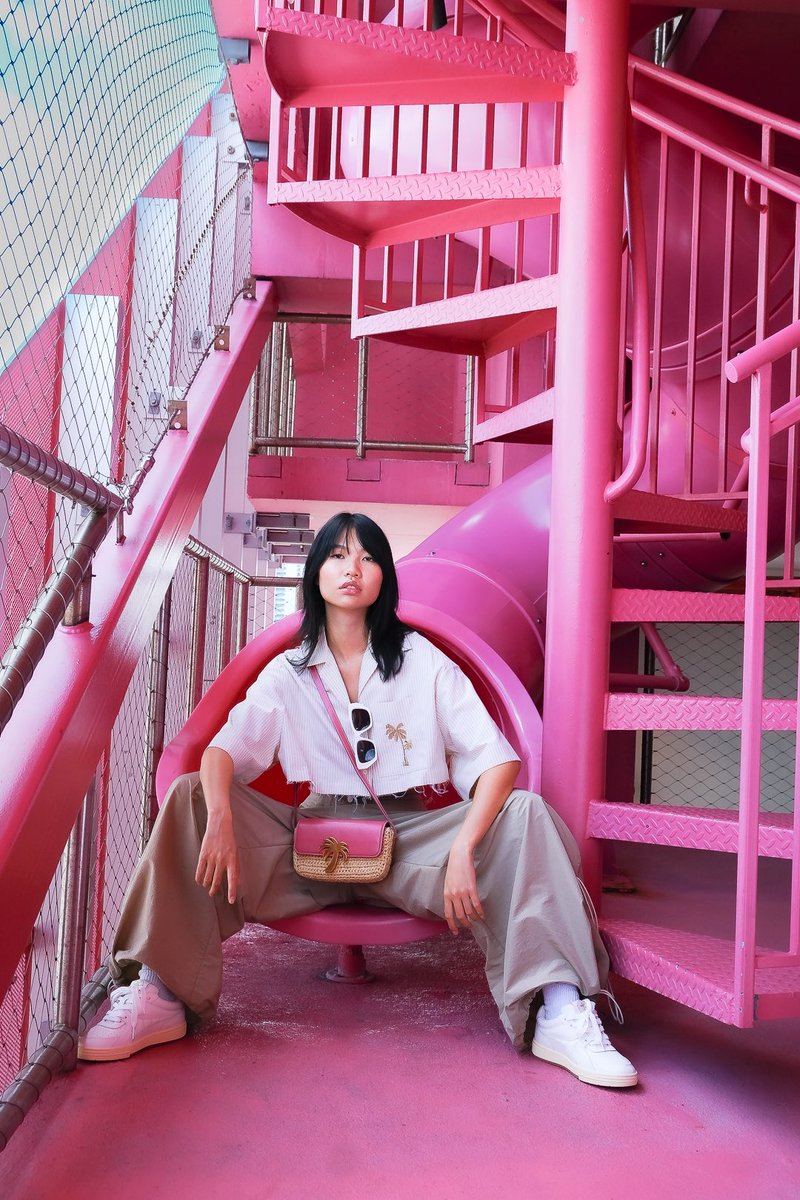 Pops of pink. Check out Palm Angels at their newly opened location and snag all the sickest streetstyle looks for summer. 44 NE 41st St.