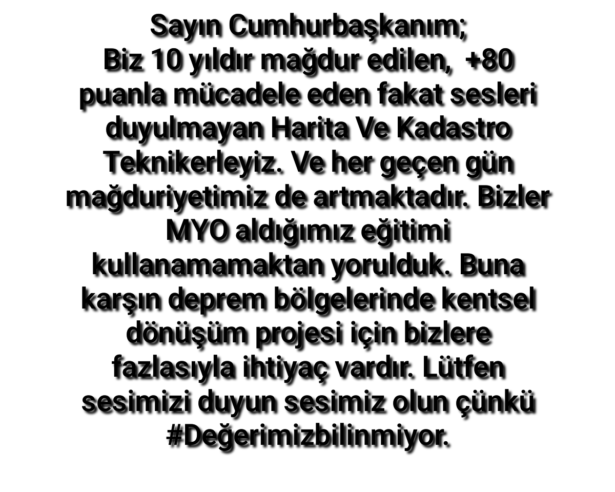 #Degerimizbilinmiyor.<a href="/RTErdogan/">Recep Tayyip Erdoğan</a> <a href="/GiderAyhan/">Ayhan Gider</a> <a href="/AdnanBekerr/">Adnan Beker</a> @Aliyecosar