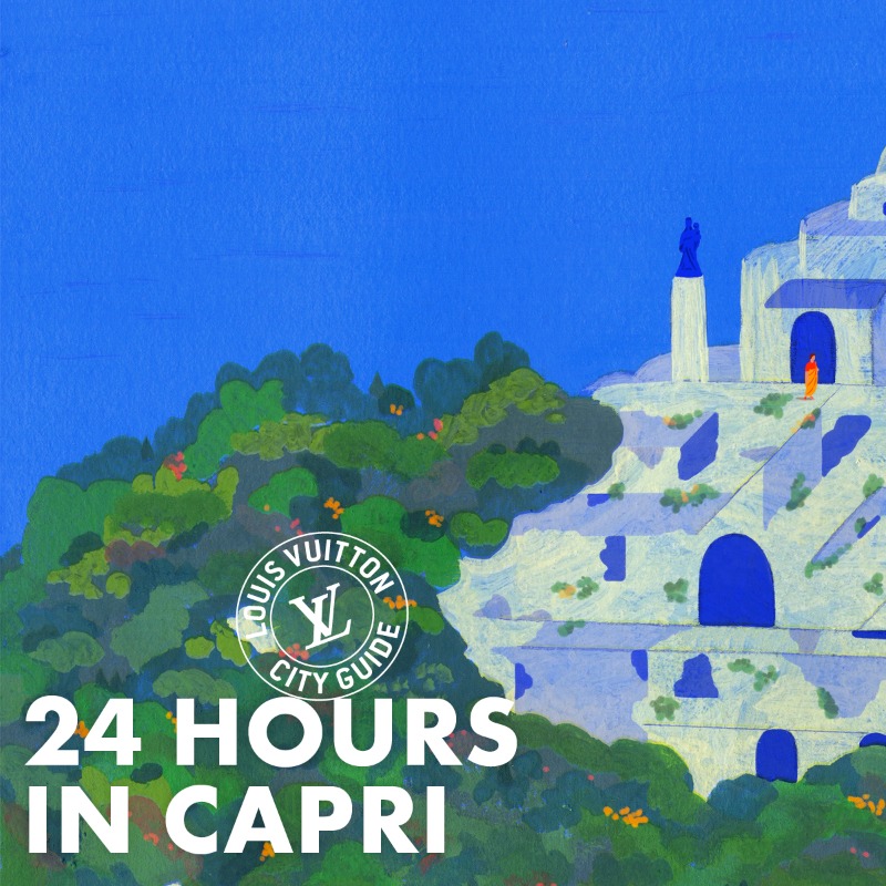 LouisVuitton's tweet photo. Summer Resorts City Guide. Discover a sumptuous Italian escape on the island of Capri, boasting lofty cliffs and azure waters - a true jewel of the South.

#LVCityGuide #LouisVuitton 

Credits: Charline Collette