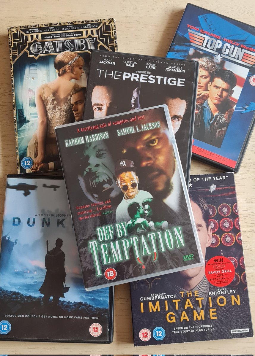 johnleeminghull's tweet photo. Charity Shop #7. Oakwood Dog Rescue, King Edward Street, Hull. Filled a couple of film gaps; vampires, 80s, Nolan, etc. £2 the lot https://t.co/y1YSVTghIr