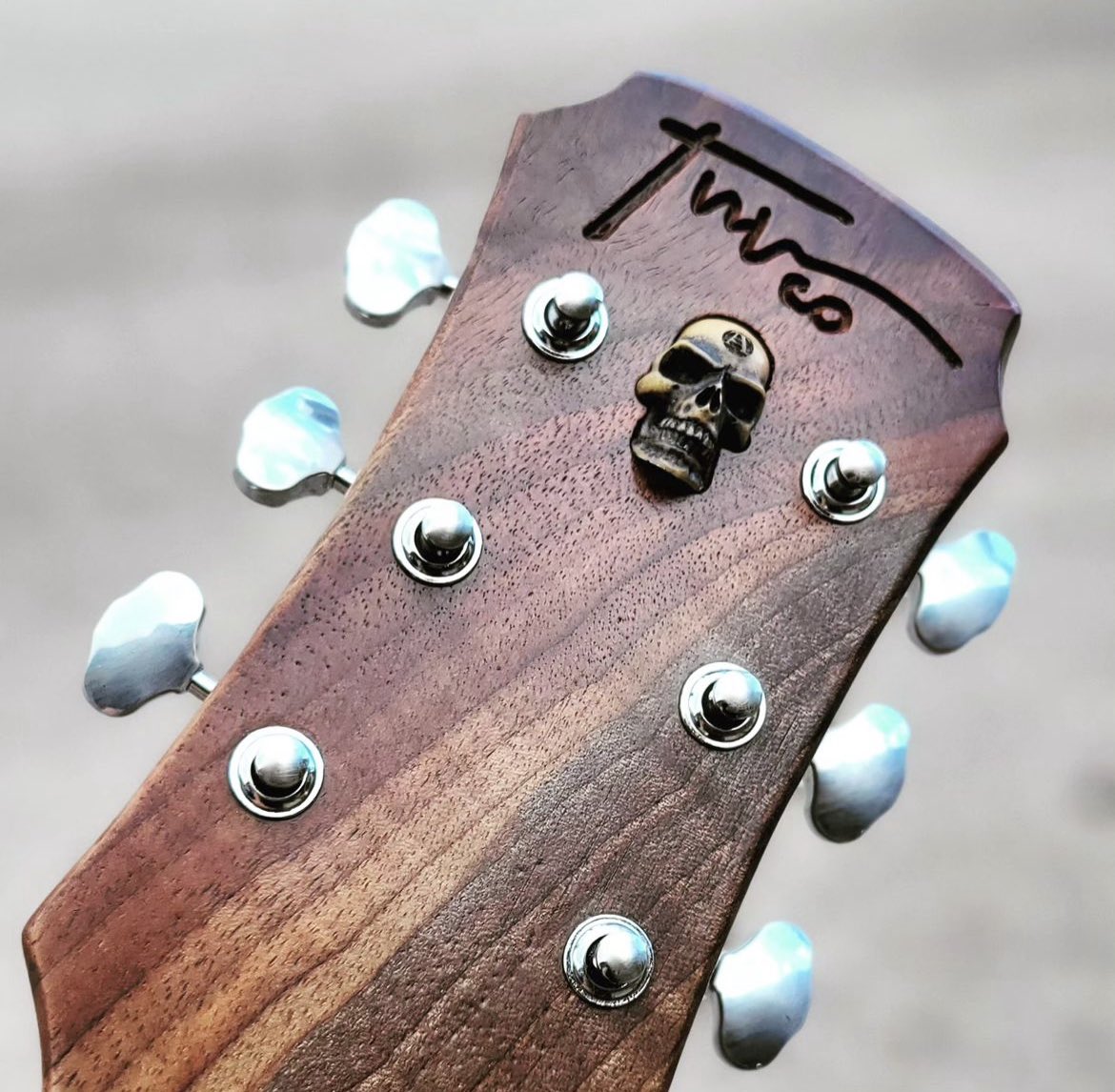 Wait til you see the rest of it! TNV #teaser pics. Learn more about us tnvguitars.com 😎💀#guitar #guitars #handcrafted #handmade #woodworking #guitarmaker #skull #yyc #Calgary #madeincanada🇨🇦