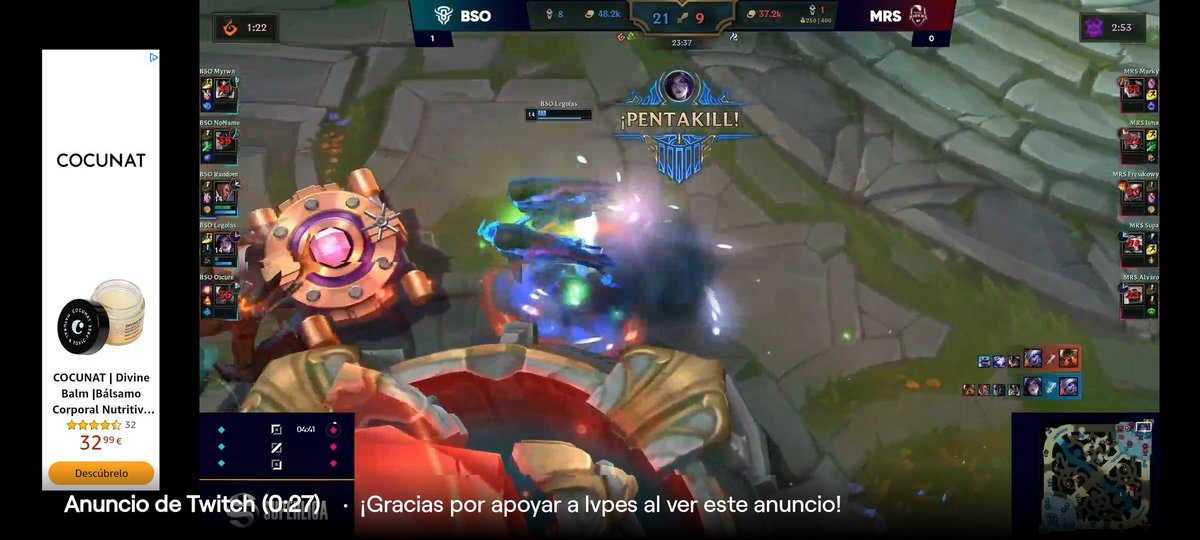 TheEsportsFisio's tweet photo. Pentakillllll @Legolas1v9 🙌
Me da rabia que los casters de @LVPesLoL no paren de menospreciar a @BISONSECLUB 🫵 https://t.co/ZSqTGKRwqR