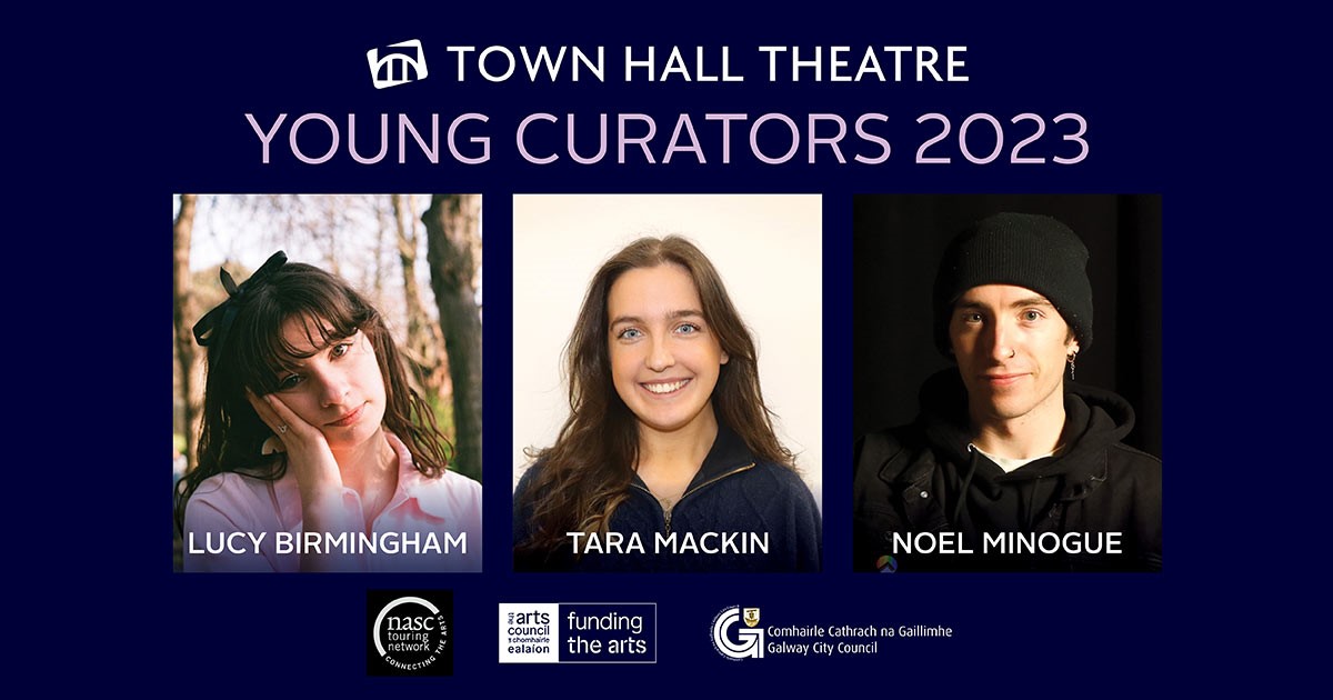 We'd like to offer a very big congratulations to Noel Minogue, Lucy Birmingham and Tara Mackin for being named @THTG's Young Curators for 2023!🥳 We are especially proud as these three brilliant young curators are current or former SELECTED participants! @uniofgalway