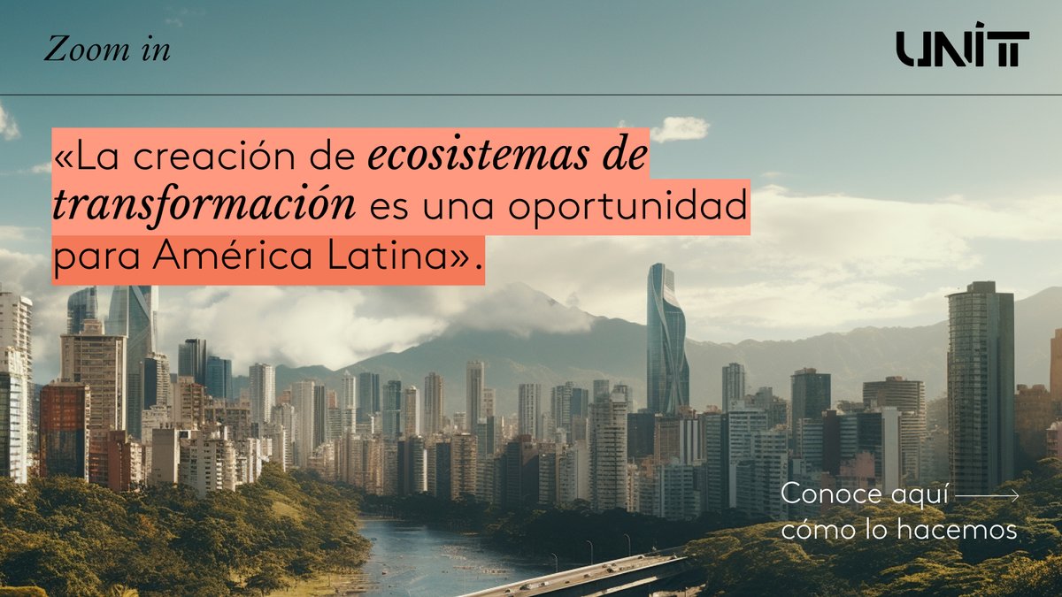 👉 ¡No pierdas el potencial que te rodea! 

Conoce cómo estamos activando #ecosistemasdetransformación en Honduras, Brasil, México y Colombia: unit.la/ideas/desarrol…

Somos Unit y estamos diseñando el cambio.
