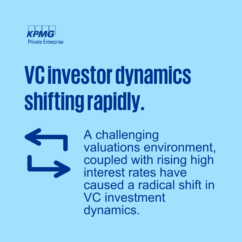 KPMG_US's tweet photo. In a relatively dim quarter, #AI was a bright light, with VC investors across the globe showing keen interest in the space. KPMG’s latest Venture Pulse report highlights key trends and additional bright lights for Q2 2023.

Click to learn more.