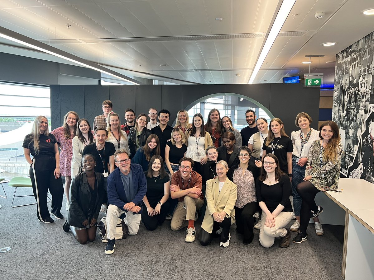 Today was my last away day with the full BBC News social team before I go on maternity. The most creative, professional and caring bunch of people. Potentially the youngest team in the whole of the BBC and we are smashing it. Very much hoping to be back next year ✨🫶
