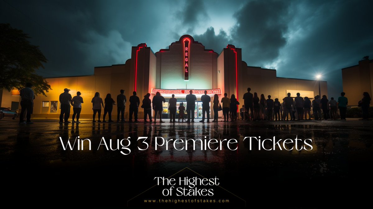 🎉 Contest Alert!

Here's your chance to win TWO VIP tickets to the Official Premiere of #thehighestofstakes in Miami on Aug 3rd 🎬

We want to see your passion! Make a video sharing your excitement for our theatrical release. Deadline: 7/31 at 12PM PST. Ready, set, action!