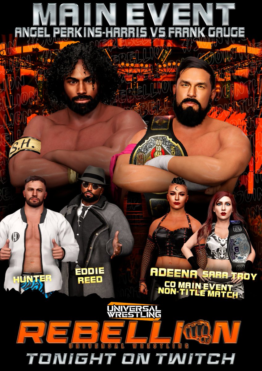 R3ALBRETT's tweet photo. It's Thursday, you know what that means. UW Rebellion Tonight!

Make sure to tune in tonight for all the action!

#JoinTheRebellion https://t.co/afeNAjVW24