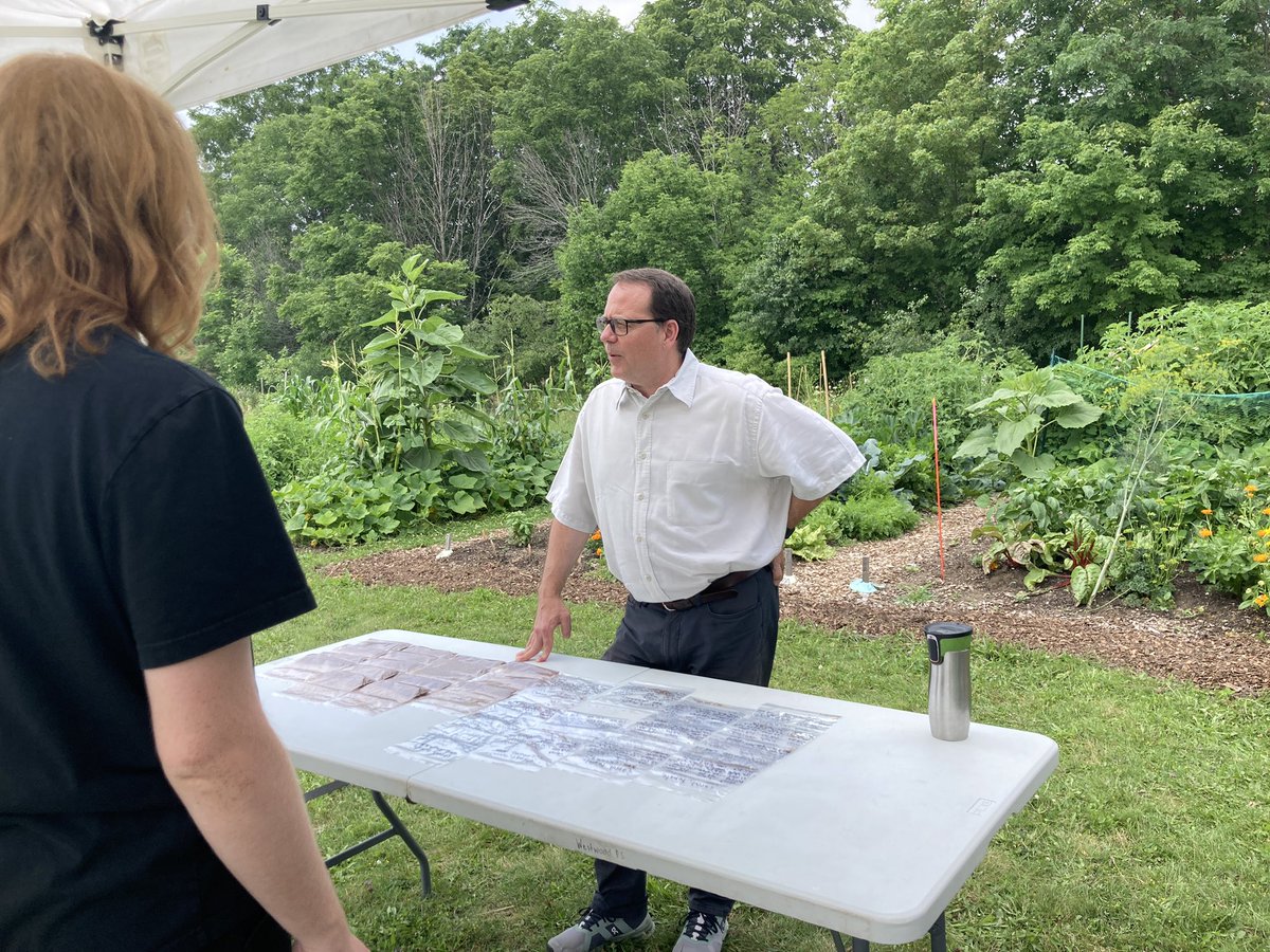 MikeSchreiner's tweet photo. Good job by Young Farmers In Plaid this week finishing their summer school program learning about food security, urban farming, and food processing with a lemonade social at @GuelphVillage garden.

It’s clear a love of food has been instilled in these young adults. https://t.co/U1hLhNP36y