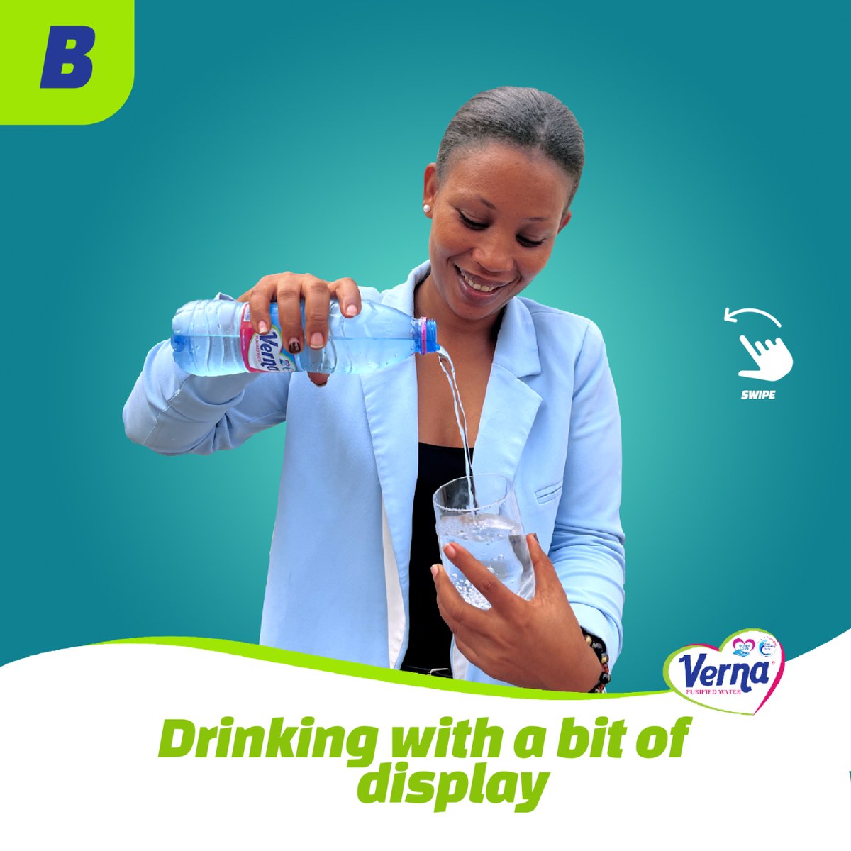 verna_water's tweet photo. How do you prefer to drink water? 
Let us know your unique technique😜
#DrinkVerna
#ShareLove https://t.co/slORCZOZjh