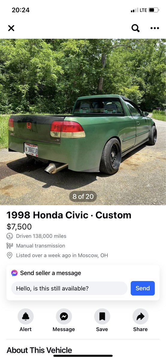 I regret not buying the civic truck