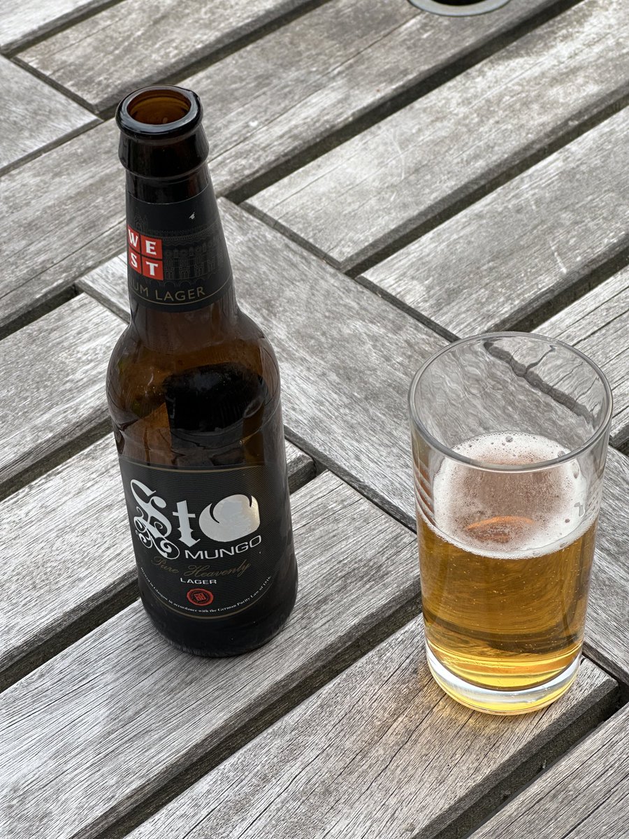 Hello all from my native Scotland. A Saintly beer from Glasgow much to my personal taste and following my name. Strongly recommended. Well brewed by ⁦@Westbeer⁩