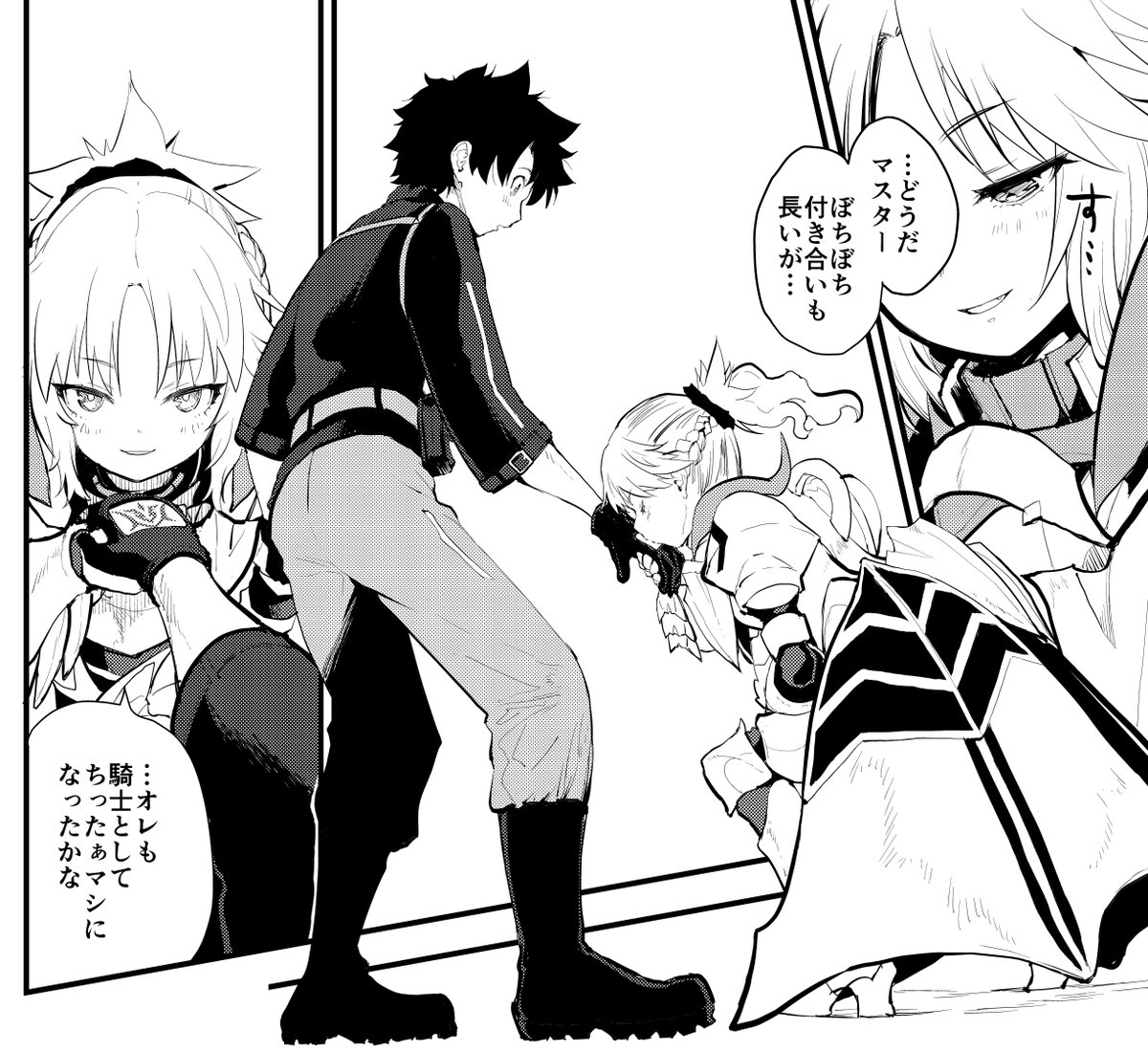 かいてる
騎士ムーブのモーさんも見たい… 