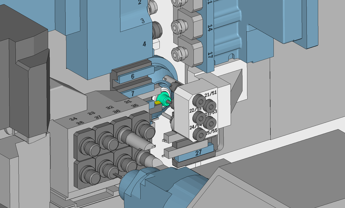 HexagonMI's tweet photo. Morris South Engineer driving toolpath and automation on the Tsugami BW329Z, powered by digital twin from Hexagon’s #ESPRITcam software.#cnc #cncmill #cncmilling #cncturning #cncswiss #cncmachining #cnclathe #tsugami @morrissouth https://t.co/V5oOCYGffl