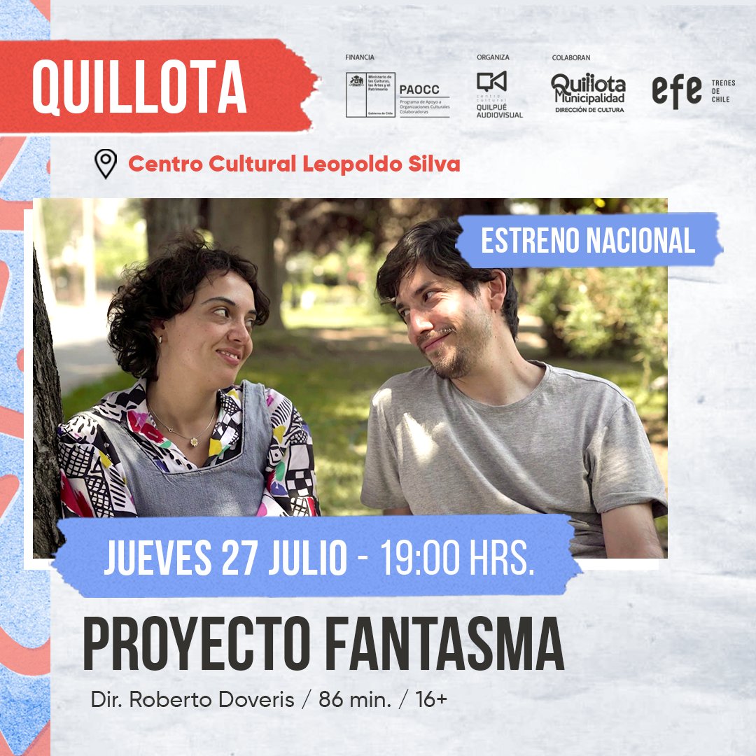ccqaudiovisual's tweet photo. #Quillota Sé parte de estreno nacional en el Centro Cultural Leopoldo Silva @qtacultural 

⭐El actor quillotano y protagonista de la película, Juan Cano estará presentando la película el film y siendo parte del conversatorio después de la función. 

⭐Habrán afiches de regalo https://t.co/H2cavnU391